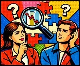 illustration of people thinking to show that we provide diagnostic and strategy sessions